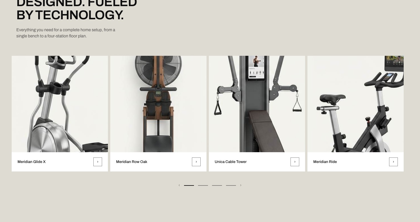 Meridian Strength equipment carousel